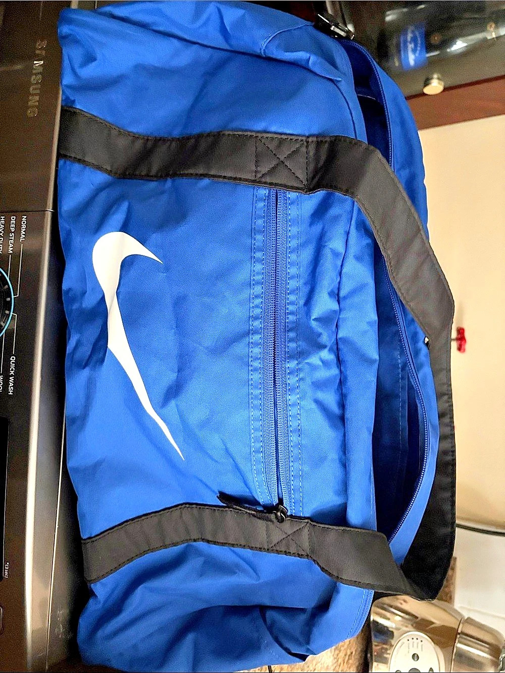 Nike Blue & Black Travel Duffel Bag